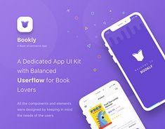 the bookly app is designed to look like it has been downloaded on an iphone