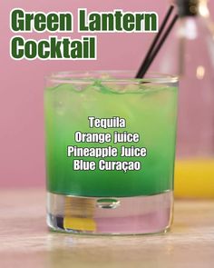 Green Tequila Cocktail, Alcoholic Slush Recipes, Unique Alcoholic Drinks, Fruity Alcohol Drinks