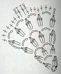 an artistic drawing with crosses and arrows on white paper