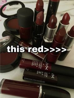 Dark Cherry Lip Gloss, Dark Cherry Lips, Dark Cherry Lipstick, Dark Cherry Makeup, Cherry Red Makeup, Dark Red Lip Gloss, Dark Red Y2k, Dark Couqutte, Dark Hair Red Lips