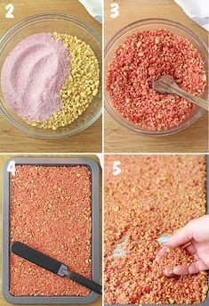 step by step instructions on how to make colorful rice