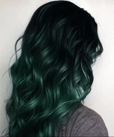 Emerald Green Hair, Dark Green Hair, Green Wig, Lilac Hair, Balayage Color, Bonnie Wright, 2024 Color