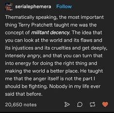 Terry Pratchett, The More You Know, Faith In Humanity, Abba, Thought Provoking, Wise Words