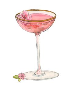 Rose Wine Glass, Bohemian Watercolor, Bar Cart Art, Wine Glass Art, Art Prints For Sale, Rose Art, Watercolor Texture, Watercolor Art Prints, Original Watercolor Painting