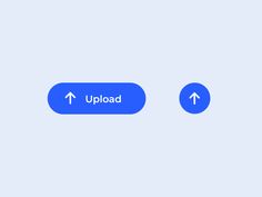 an upload button with arrows pointing to the left