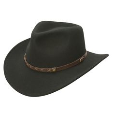 Crossroads Crushable Wool Hat Western Outdoor Hat With Adjustable Fit, Adjustable Fit Western Hat For Outdoor, Adjustable Western Hat For Outdoor, Adjustable Waterproof Hats For Outdoor, Casual Waterproof Outdoor Hat, Casual Waterproof Hats For Outdoor, Black Waterproof Wide Brim Sun Hat, Wide Brim Waterproof Hat For Outdoor Activities, Waterproof Wide Brim Hat For Outdoor Activities