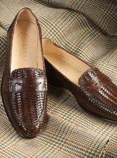 The Woven Loafer in Brown 1920s Mens Clothing, Best Dress Shoes, Ben Silver, Shoe Lace Tying Techniques, Fashion Male, Suit Men, Silver Collection, Mens Fashion Classy, Business Formal