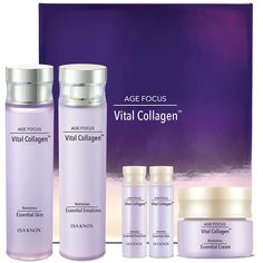 Collagen Skin Care, Skincare Gift Set, Effective Skin Care Products, Skin Toner, Hydrolyzed Collagen, Vitamin B12, Skin Care Gifts, Cream Lotion, Skincare Set