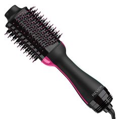 About this item Product details Style, Dry & Volumize Your Hair in One Step, Max Drying Power with 30% Less Frizz and helps reduce hair damage Unique Non-Detachable Oval Brush Design for Smoothing the Hair, while the round edges create volume. Designed with Nylon Pin & Tufted Bristles for detangling, improved volume, and control 3 Heat/Speed Settings with Cool option for styling flexibility Safety First: The Revlon One Step Hair Dryer and Volumizer meets U.S. safety requirements and features the Hot Air Brush, Oval Brush, Blow Dry Brush, Hair Dryer Brush, Air Brush, Salon Style, Blow Dryer, Anti Frizz Products, Dry Brushing