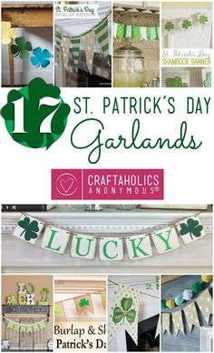 st patrick's day garlands and decorations