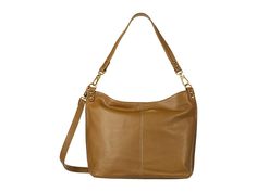 HOBO Pier - Handbags : Aloe : Enrich your style with the polished leather Hobo Pier shoulder bag featuring a carrying handle and detachable, adjustable crossbody strap. Magnetic closure and exterior back slip pocket. Polyester lining has interior zip and slip pockets. Imported. Measurements: Bottom Width: 12 in Depth: 4 in Height: 10 in Strap Length: 40 in Strap Drop: 20 in Handle Length: 23 in Handle Drop: 11 in Weight: 1 lb 3.8 oz Please note, the hardware color and interior lining may differ Magnetic Closure, Trendy Womens Shoes, Product Reviews, Leather Hobo, Fashion Forward, Crossbody Strap, Exterior, Shoulder Bag, Women Shoes