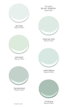 the different shades of paint for walls