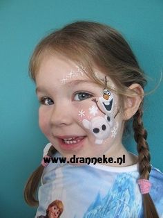 Olaf Face Paint, Belly Painting