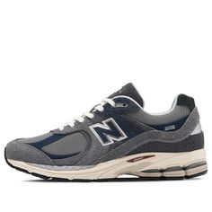 New Balance 2002R 'Grey Navy' M2002REL Classic Gray New Balance Sneakers, Gray New Balance Outdoor Sneakers, New Balance Gray Outdoor Sneakers, Classic Gray Sneakers For Outdoor, New Balance 2002r, Marathon Running Shoes, Marathon Running, Running Shoes Sneakers, New Balance