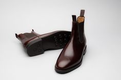 The Chelsea - Brown Calf | Morjas R.m. Williams, Chelsea Brown, Brown Chelsea Boots, Cream Shoes, Chelsea Boots Men, Shoe Tree, High Quality Shoes, The Cream, Goodyear Welt