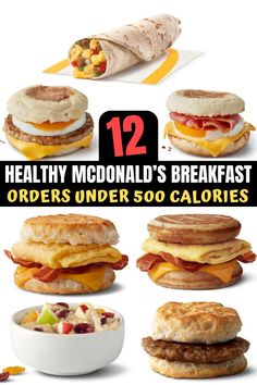 twelve healthy mcdonald's breakfast orders under 50 calories