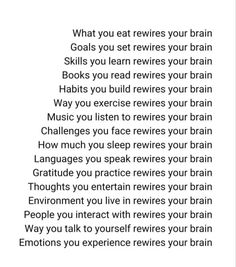 the words are written in black and white with an image of a brain on it