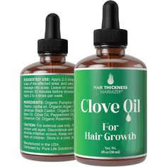 Clove Oil for Hair Growth with Rosemary Oil, Peppermint Oil, Jamaican Black Cast Description: What Makes Us Different? Unlike hair oils, Hair Thickness Maximizer’s Clove Oil is specifically made for your hair growth in mind! We created a non-toxic, clean, sustainable, cruelty-free, and restorative hair-care treatment so that you can feel confident in your appearance. We combine Clove Oil with the top hair growth oils like Organic Pumpkin Seed Oil, Organic Jojoba Oil, Organic Argan Oil, Jamaican Rosemary Oil For Hair Growth, Hair Growth Oils, Hair Growth For Men, Rosemary Oil For Hair, Oil For Hair Growth, Hair Thickness, Weak Hair, Cinnamon Oil, Stimulate Hair Follicles