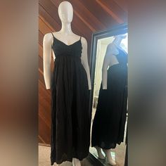 Gorgeous Backless Maxi Dress. Size Small But Will Fit A Medium. Never Worn. I Don’t Recommend If You Are Broad In The Chest/Shoulders Area. Black Backless Maxi Dress For Day Out, Black Strapless Maxi Dress For Day Out, Strapless Black Maxi Dress For Day Out, Casual Evening Maxi Dress Lined, Casual Lined Maxi Dress For Evening, Black Sundress Style Maxi Dress For Night Out, Casual Strapless Maxi Dress For Night Out, Black Maxi Dress For Summer, Black Sparkly Dress