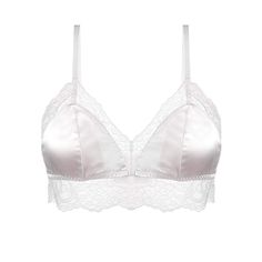 PRICES MAY VARY. Shell Fabric: 100% Polyester, satin fabric looks luxurious; Cups lining: 100% knit silk, which against your skin is soft and comfortable, fit closer to a cami or crop top Soft triangle (not full coverage) bralette trimmed in soft lace, adjustable straps, lined cups with removable padding provide enough support if you don't want lots of support, very simple bralette for relaxed and relaxing use a hook-and-eye closure in the back, comfortable lace underbust band is so stretchy and Fitted Satin Bra With Removable Pads, Elegant Evening Stretch Bra, Delicate Lace Satin Camisole, Feminine Satin Camisole With Built-in Bra, Elegant Satin Bra For Party, Elegant Satin Bra, Elegant Summer Bra With Lace Trim, Elegant Camisole Bra For Spring, Elegant Lace Trim Bra