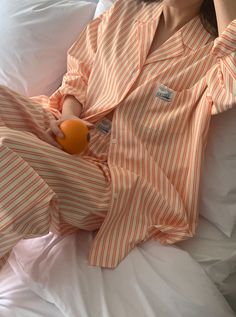 Women's Stripe Pajama Set – lalaholic Long Sleeve Pjs Aesthetic, Aesthetic Pink Pajamas, Classy Pajamas Aesthetic, Chic Slumber Party, Vintage Pajamas Aesthetic, Aesthetic Pajama Set, Pyjama Set Aesthetic, Pajama Aesthetic, Chic Sleepwear