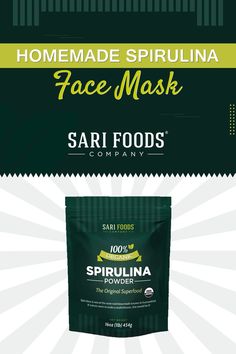 Learn how to make some homemade spirulina face mask for your next pampering session! This face mask is inexpensive, easy to make, and loaded with the natural organic goodness of Sari Foods Organic Spirulina to help your skin feel refreshed, invigorated, and absolutely fabulous. Explore the recipe here - click to continue.