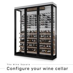 Glass Wine Cellars Hallway Wine Storage, Lake House Basement Ideas, Glass Cellar, Modern Wine Cellar, Cellar Conversion