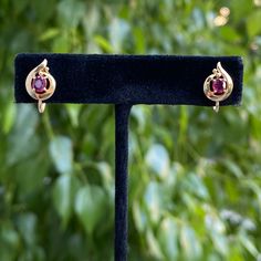 Beautiful 14kt Yellow Gold Vintage No Pierce, Screw Back Style Ruby Red Earrings. Earrings Have An Attached “Screw” To Hold Onto Earlobe. 14kt Yellow Gold Ruby Is Appx 0.40ctw (For The Pair) Total Weight Is 2.6 Grams Earrings Have Been Professionally Cleaned And Polished Pictures Are Part Of The Description So Please Take A Look And Feel Free To Ask For More Pics/Information $$ Reasonable Offers Welcome ** No Trades ** Thanks For Taking A Look And Happy Poshing Gold Ruby Earrings, Pierced, Nickel-free Ruby Earrings As A Gift, Elegant Ruby Earrings Nickel-free, Pear-shaped Ruby Gemstone Earrings, Red Ruby Pear-shaped Earrings, Ruby Earrings, Red Earrings, Ruby Red, Screw