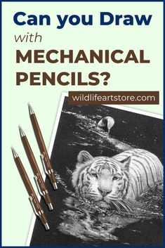 Can You Draw With Mechanical Pencils? Yes, and Here's How. Realistic Drawing Tips, Pencil Drawing Tips, Basic Drawing Techniques, How To Draw Books, Pentel Mechanical Pencils, Pencil Grades, Secret Drawing