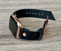 High Quality Black Italian Genuine Leather Bracelet. Designed And Handmade by Simeon D Studio. Adjustable Size Bracelet Perfectly Tailored for Your Wrist - Plus Sizes Available! This Bracelet Fits ALL Apple Watch Series. Please Measure Your Wrist Before Submitting Your Order! Not For Other Models. Apple Watch Is NOT Included. Let's be Friends! Follow my Studio on Social Media Instagram @simeondjewelry Pinterest @simeondjewelry Facebook @simeondjewelrystudio Create Your Own Unique Style! Be Diffe Rose Gold Leather Apple Watch Band, Adjustable Rose Gold Bracelet Strap Apple Watch Band, Adjustable Rose Gold Bracelet With Leather Strap, Adjustable Modern Rose Gold Watch Bands, Modern Adjustable Rose Gold Watch Bands, Adjustable Leather Rose Gold Bracelets, Adjustable Rose Gold Leather Bracelets, Adjustable Rose Gold Leather Bracelet, Adjustable Rose Gold Jewelry With Leather Strap