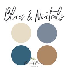 the blue and neutrals palette is shown