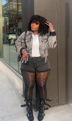 Matching Brown Outfits For Couples, Sheer Top Outfit Black Woman, Flannel Plus Size Outfits, Urban Fall Outfits For Black Women, Afro Goth Outfits, Outfits With Skirts Black Women, Winter Birthday Outfit Plus Size, Alt Going Out Outfits, How To Style A Bodysuit