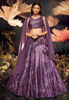 Velvet circular lehenga choli in Purple colour 2274  Desc:  Style : Circular Lehenga Choli Color : Purple Fabric : Velvet Work : Mirror   Sequence   Embroidery Wash Care : Dry clean Sleeve Style : Sleeveless Long Sleeves : Done only in Custom Stitch Sleeves Lining : Done only in Custom Stitch Bust Size : 32 to 42 Inches Occasion : Wedding   Sangeet   Engagement   Reception   Ceremonial   Baby Shower. With Express Free Shipping and Custom Stitching, Buy Indian Party wedding and bridal Lehengas Ve Purple Lehenga, Chic Prom Dresses, Ghaghra Choli, Velvet Lehenga, Lehenga Red, Sequence Embroidery, Party Wear Lehenga Choli, Lengha Choli, Lehenga Online