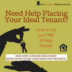 a hand holding a house key with the words need help placing your ideal tenant?