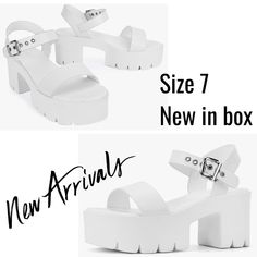 New In Box White Strapy Sandals Size 7 Women's Shoes Sandals, Color White, Size 7, Women Shoes, Sandals, Women Shopping, White, Color