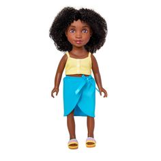 Meet Healthy Roots Dolls Gaiana! Gaiana is a beautiful black doll with hair uniquely designed full of curl power. She is one of the only dolls with hair that you can wash and style just like your own. You can wash and style her naturally curly hair just like your own. Gaiana's goal is to teach girls to love their curls through hair play. Black Owned or Founded Brand Target recognizes Black owned brands as U.S. based enterprises that are at least 51% Black owned, operated and controlled while Bla Hair Play, S Curl, Black Entrepreneurs, Naturally Curly Hair, Rainbow Sandals, Yellow Crop Top, Healthy Shopping, Playing With Hair, Better Style