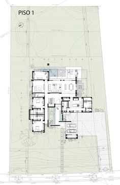 Large Apartment Floor Plan, Floorplan House, Architecture Courtyard, Rendered Floor Plan, Luxury Floor Plans, Tree House Plans, Modernist House, Facade Architecture Design, Futuristic Home