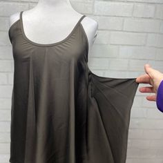 This Is A Helmut Lang Beautiful Silk Tank Top With Spaghetti Straps For Women, Made Of Silk In A Solid Brown Color. It Has Spaghetti Straps. The Tank Top Has A Scarf Like Hemline Look And Is Designed As A Camisole Style For Party Or Cocktail Occasions. The Size Is Medium And It Is A Regular Fit. Absolutely Gorgeous Color !! New No Tags Stretch Sleeveless Camisole For Night Out, Summer Stretch Vest Camisole, Stretch Sleeveless Blouse Camisole For Summer, Stretch Sleeveless Blouse Camisole For Beach, Stretch Sleeveless Camisole For Summer, Summer Stretch Sleeveless Camisole, Summer Stretch Camisole For Night Out, Seamless Sleeveless Tank Top For Vacation, Stretch Cami Tank Top For Summer