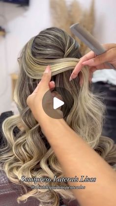 Bride Hairstyles For Long Hair Down, Christmas Party Hairstyles Medium, Half Up Half Down Bride Hair, Hairstyles For One Shoulder Dress Formal, Wedding Hair Tutorial Videos, Elegant Hairstyles For Long Hair Formal, Peinados Para Graduacion Sueltos, Easy Formal Hairstyles For Long Hair, Half Updos For Medium Length Hair