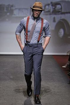 Carmen Hummer: TENKEY Suspenders Men Fashion, Blake Steven, Vintage Outfits Men, Mens Fashion Wedding, Suspenders Men, Mens Fashion Edgy, Men Fashion Show, Mens Fashion Rugged