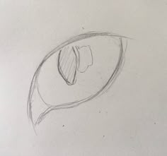 a pencil drawing of an eye with the iris partially closed and part of its eyes slightly open