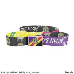 A2M "90's NEON" Belt Pink Belt, Different Styles