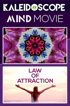 the poster for kaleidoscope's mind movie, which features an image of a woman with her arms outstretched