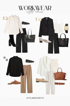 Capsule Wardrobe 2023 Summer, Workwear 2023, Modest Capsule Wardrobe, Capsule Wardrobe For Work, Capsule Wardrobe 2023, Outfits Capsule Wardrobe, Posh Clothing, Smart Casual Work Outfit Women