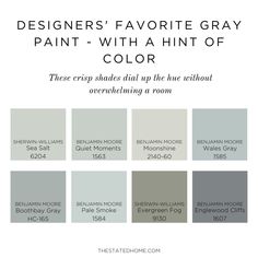 the best gray paint colors for your home