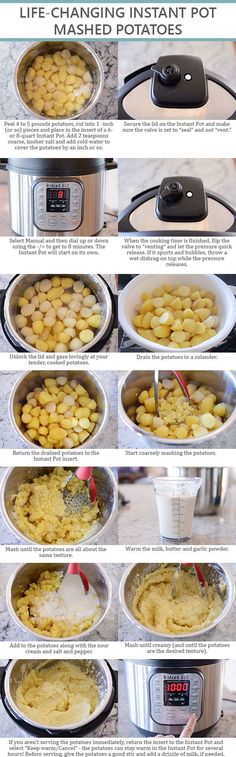 the instructions for how to make macaroni and cheese in an instant pressure cooker