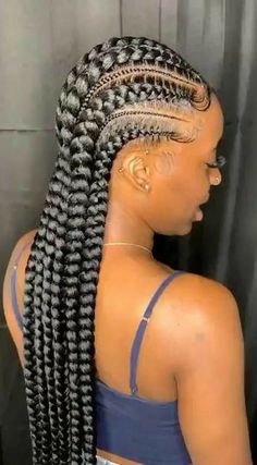 Feed In Braids Ponytail, Feed In Braid, Fulani Braids, Hairstyles Updo, Magic Hair, Braids Wig, Box Braids Hairstyles, Braids Hairstyles