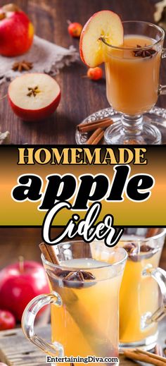 Homemade Apple Cider | Easy Recipes How To Make Cider From Apples, How To Make Hot Apple Cider, Best Apple Cider Recipe, Apple Cider Recipe Homemade, Orange Cider Recipe, Easy Apple Cider Recipe, Apple Cider Recipes, Homemade Beverages