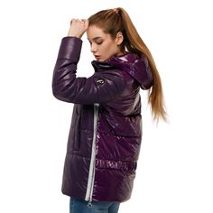 Silver Zipper, Key Details, Detachable Hood, Welt Pockets