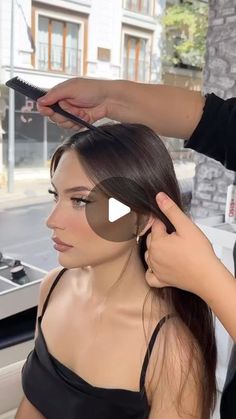 Amazing Trendy Hairstyle on Instagram: "Save for later 
Like comment share 
By @aynuraygull" Face Framing Side Bangs, Svecane Frizure, Easy Up, Sleek Bun, Trendy Hairstyle, Side Bangs, April 4, Save For Later, Like Comment Share